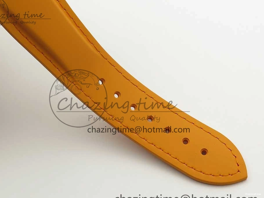 0317 Planet Ocean Professional Orange Bezel 42mm 1:1 VSF Best Edition on Orange Rubber Strap A8500 Super Clone Original 7947